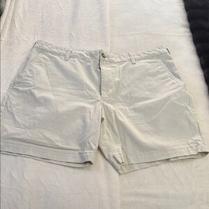 Izod Men's Light Gray Flat Front Shorts